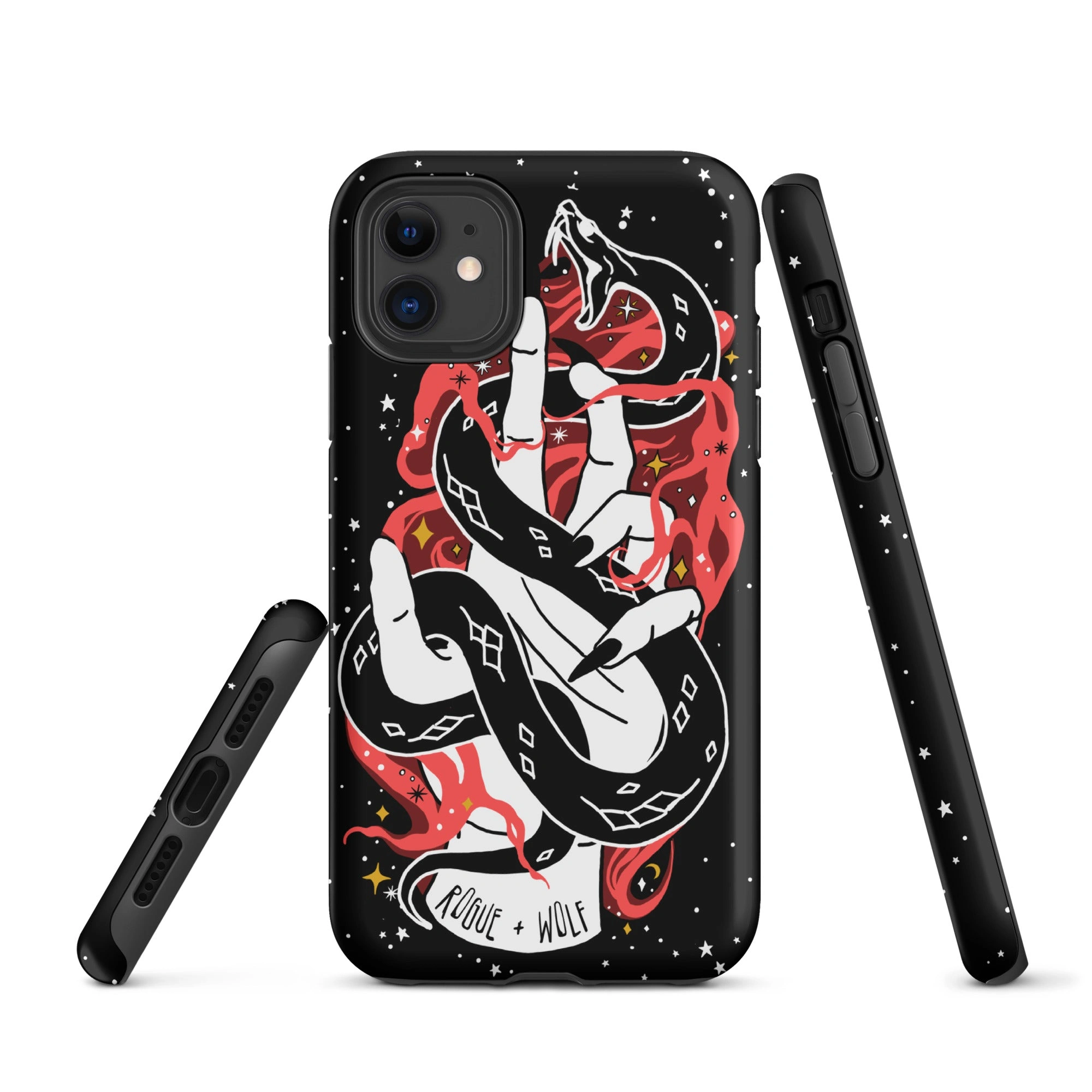 Liebesbiss Schutzhülle iPhone: Goth-Style stoßfest, hexenhaft cool, kratzfest, einzigartig!